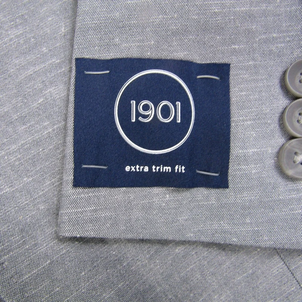 1901 NEW Mens Small Gray 2 Button Blazer Coat‎ Top